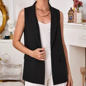 sleeveless blazer